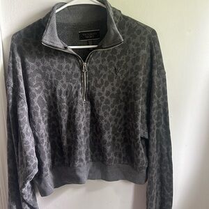 Victoria secret fleece half zip sweatshirt.